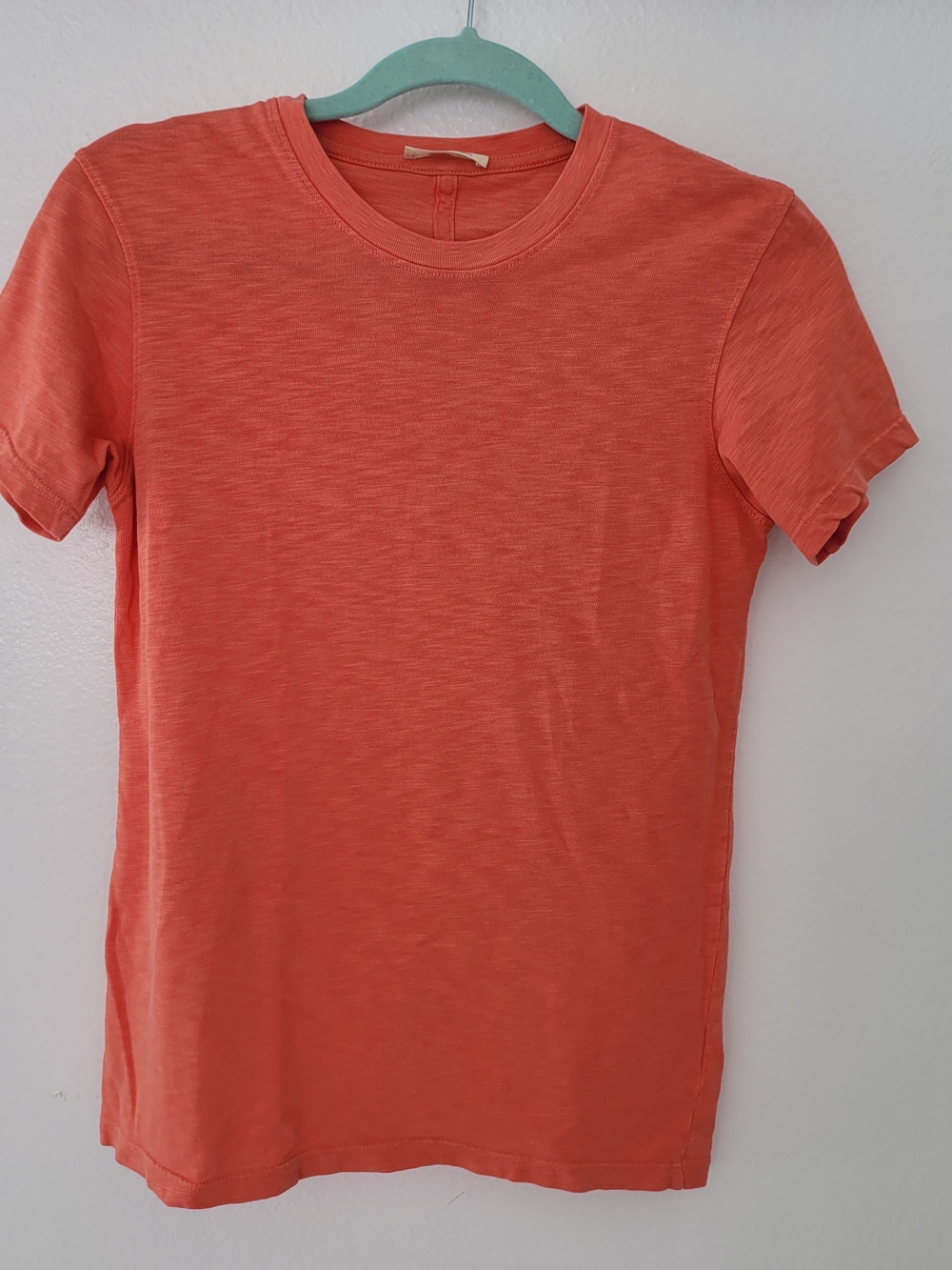 American Giant Coral Short Sleeve Tee Cotton %100 Size Small - Picture 2 of 9